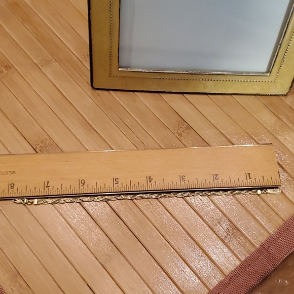 Vintage Italian 14k Gold Braided Bracelet - Picture 3 of 10